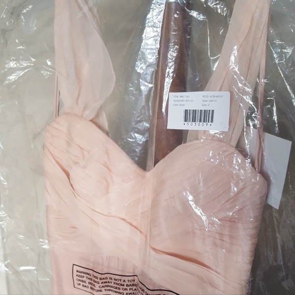 {amsale x nordstrom} convertible silk chiffon gown - Picture 5 of 6